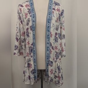 Maurice Paisley Kimono 100%Rayon, Size S